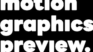 ebc. Motion Graphics Preview.