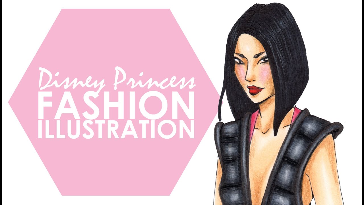 Модная иллюстрация — Мулан