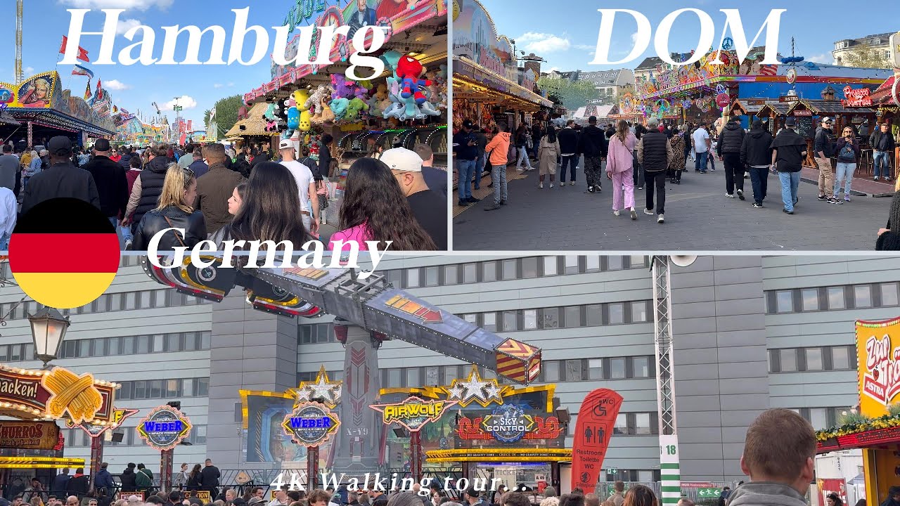 🎡 Letzter Tag beim Hamburger DOM 2025 | Frühlingserlebnis in 4K 🌷