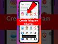 Telegram Channel Keise banaye | How To Create Telegram Channel #shorts
