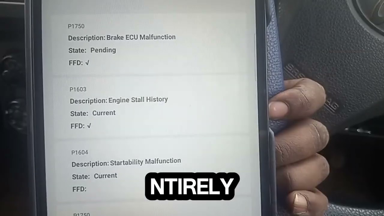P1750 BRAKE ECU MALFUNCTION CAUSES AND QUICK FIX PENDING