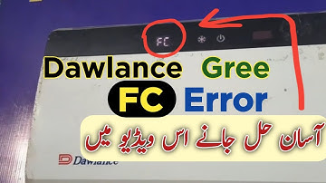 How to Solve FC Error  Dawlance AC | Non Inverter AC FC Error
