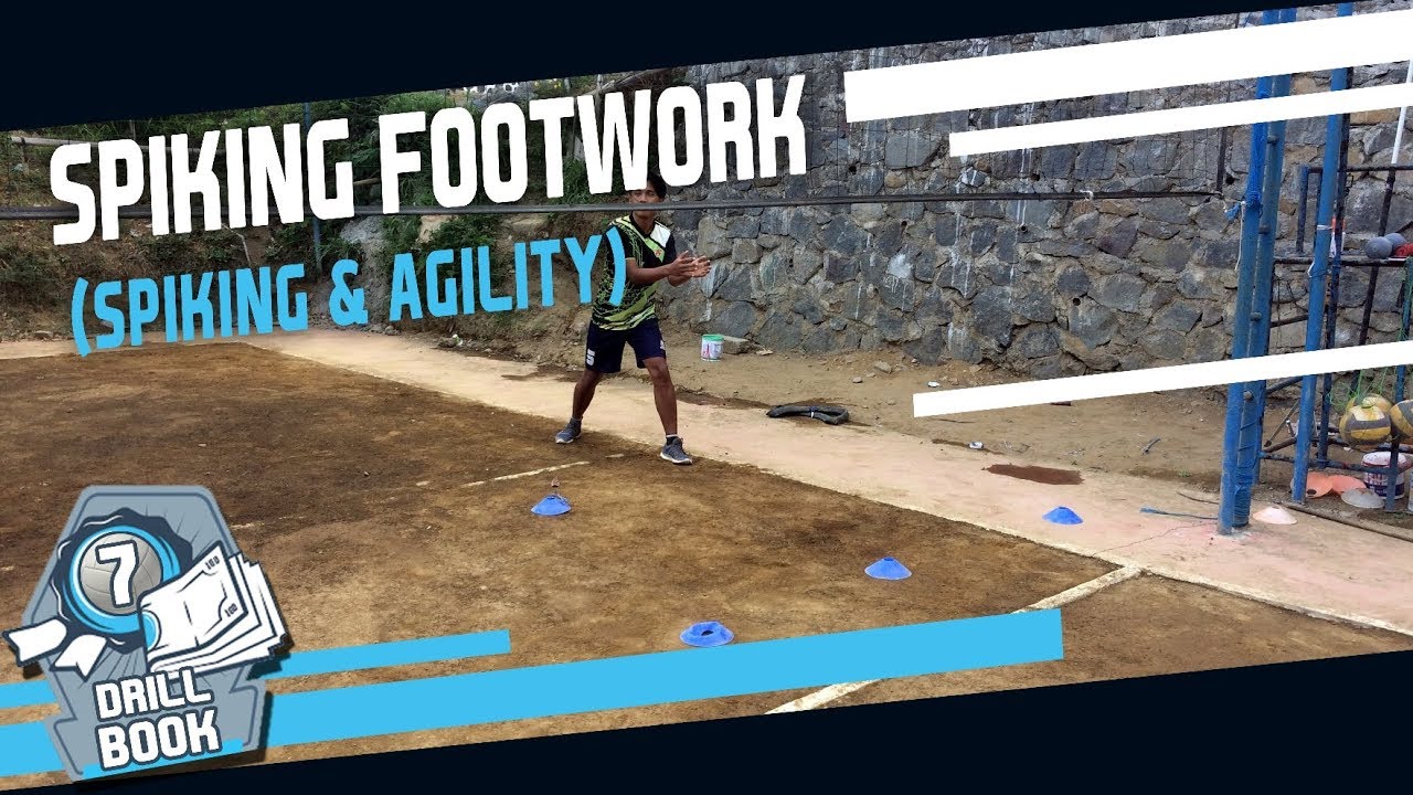 Spiking Footwork! 7 Volleyball Drill Book YouTube