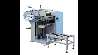 ZY320A Automatic Self-adhesive label sticker folding machine, Boarding Pass Ticket Fan Folder