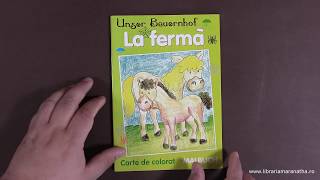 La ferma - carte de colorat