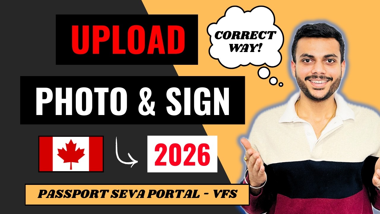 How To Upload Photo and Signature In PCC/OCI/Passport Application? | Passport Seva Portal!