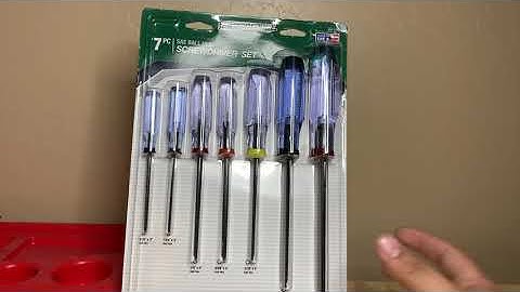 Masterforce Metric and Standard Hex Driver Set Overview/Review