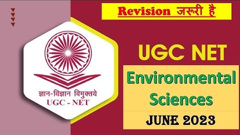 most expected questions| ugc net environmental science| June 2023| Envirocademy