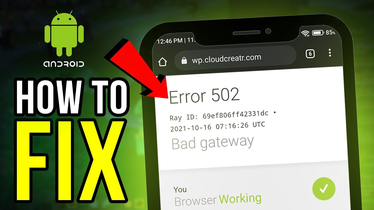 How to Fix Bad Gateway 502 Error on Android (100% WORKS in 2025)