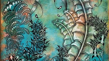 Zentangle Inspiration in Procreate, with Hammered Dulcimer!