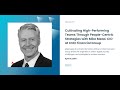 Cultivating High-Performing Teams with Mike Mead, CIO at CNO Financial Group