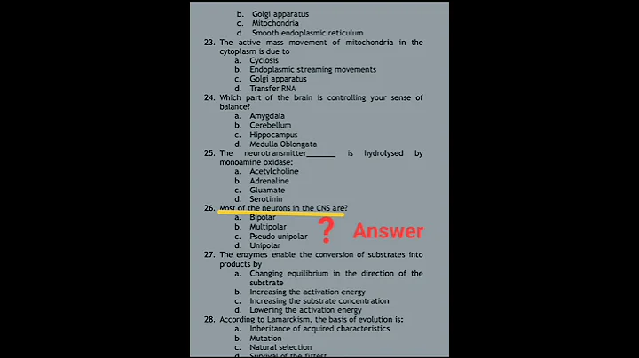(MDCAT) Test MCQs 2024