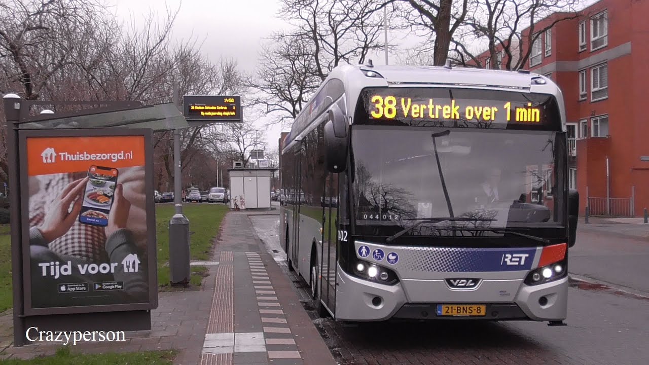 Terugroepen vervorming Arab Busrit Rotterdam Centraal - Crooswijk, met Nieuwe RET Bus - YouTube