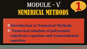 #1 || Introduction || Numerical Methods || Explanation || 18MAT21 || By Shafiqahmed.