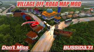 🤩NEW VILLAGE OFF-ROAD MAP BUSSID3.7.1🎀 | Bus Simulator Indonesia Offroad Map Download🔥|Bussidmods screenshot 5