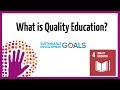 What makes a quality education?
