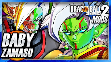 Dragon Ball Xenoverse 2 PC: Baby Fused Zamasu & Half-Corrupted Oozaru Zamasu DLC (GT) Mod Gameplay