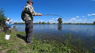 Рыбалка на вечерней зорьке в семейном кругу