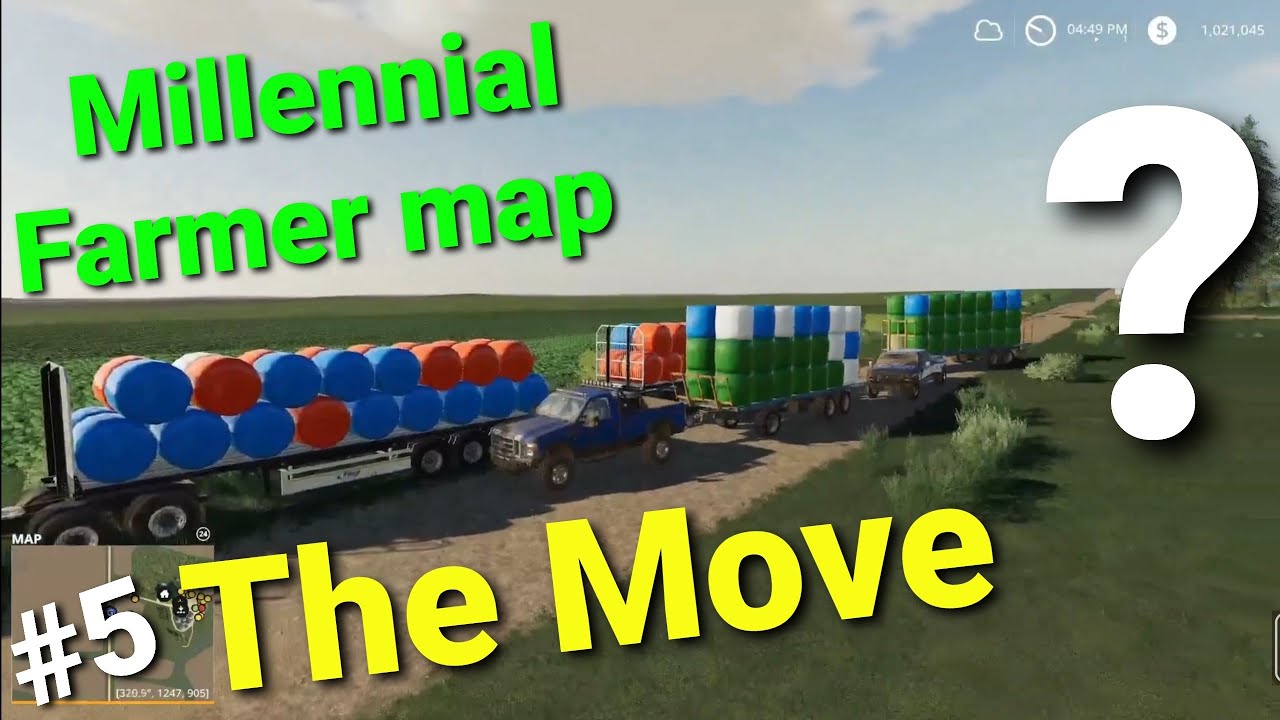 Adding a New Ranch to Our land #5 MILLENNIAL FARMER Map On the PC ...