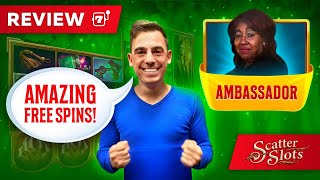 NEW 😈 Succubi Delight 😈 SLOT REVIEW (feat. Ivory Robinson) | Lucky Mike Plays Scatter Slots #16