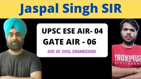 Jaspal Singh Sir | My Experience | All Subject Teach | ESE AIR- 04 | GATE AIR - 06 |