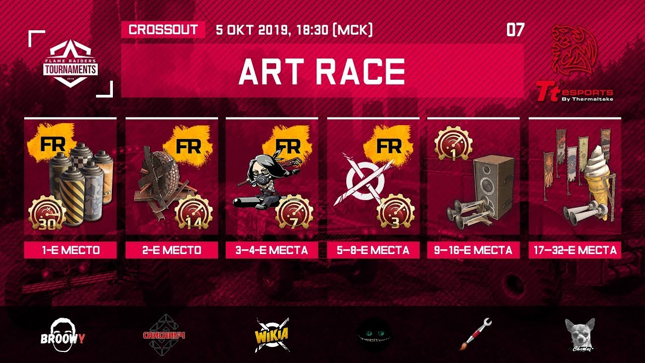Турнир Art Race 7    \   Crossout