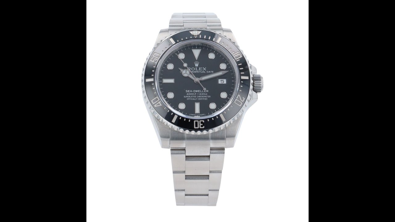 Rolex Sea Dweller Pre Owned Watch Ref 116600
