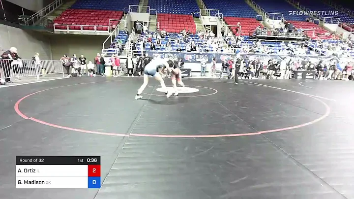 117 Lbs Round Of 32 - April Ortiz, Illinois Vs Gra...