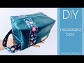 DIY / Necessaire box em sintético/ #necessaire #costuracriativa #estojobox