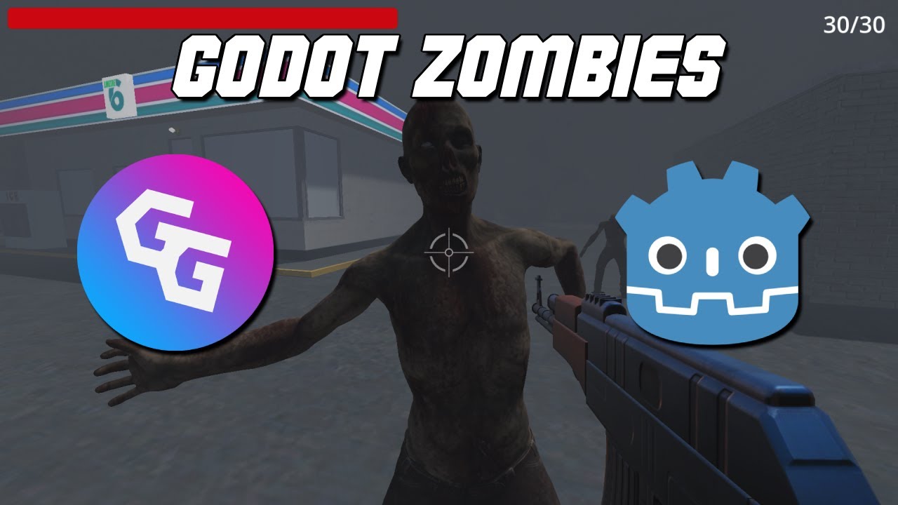 How To Make Zombies In Godot - Zombie Shooter Part 3 - YouTube