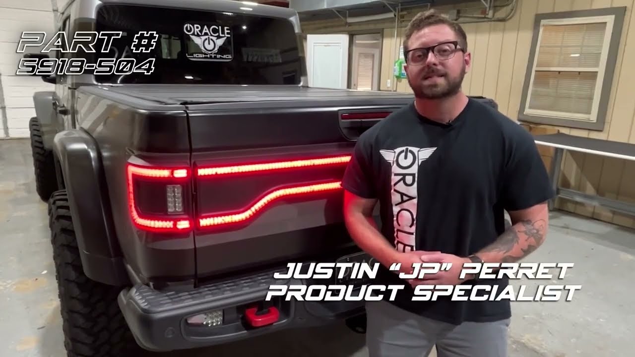 Jeep Gladiator tail lamp area