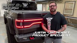 Oracle Lighting Racetrack Flush Style Tailgate Panel Light for Jeep Gladiator Installation