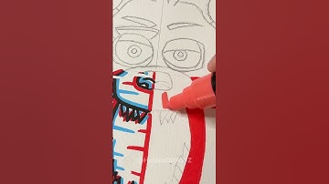 Drawing Foxy in 4 styles! Pt. 2 #art #fnaf #shorts