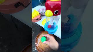 Transparent Rotating Bird Bucket Water Sound Asmr