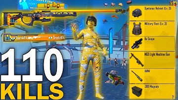 110 KILLS!!😱 NEW BEST LOOT GAMEPLAY with BEST OUTFIT🔥SAMSUNG,A7,A8,J4,J5,J6,J7,J2,J3,XS,A3,A4,A5
