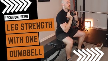 Technique Demo: Dumbbell Goblet Squat to Bench