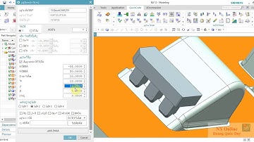 Học NX CAM Online - Bài 65 - QuickCAM  - Tách điện cực