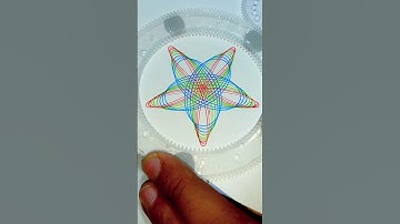 Beautiful star ⭐ #spirograph #shorts #youtubeshorts #ytshorts #shortvideo #trend #art #diy #2025 #yt