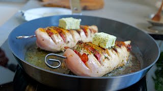 Add herb butter to the chicken breast and the result will be amazing. Unbeatably delicious