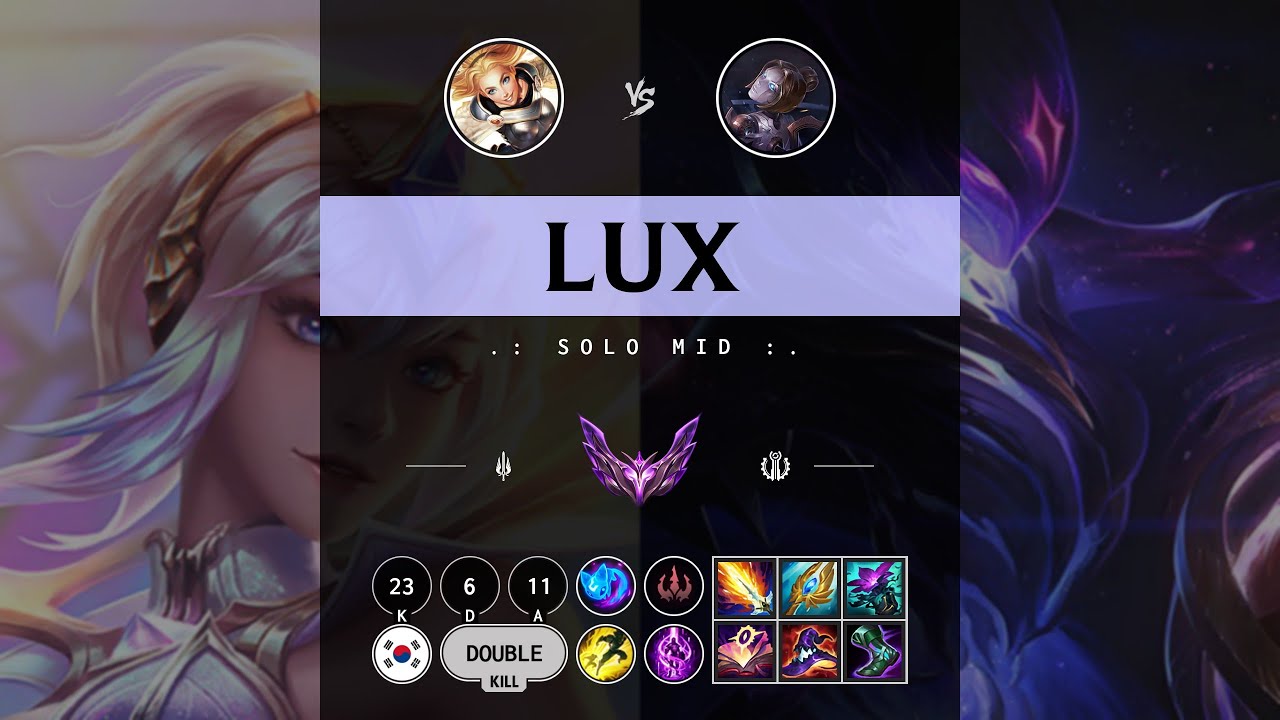 Lux Mid vs Orianna - KR Master Patch 14.9