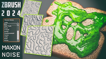 2024 ZBrush Surface Noise with Maxon Noise Patterns!