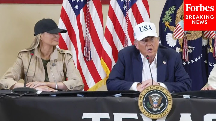 BREAKING NEWS: President Trump And Melania Trump Participate In A Roundtable In Kerrville, Texas