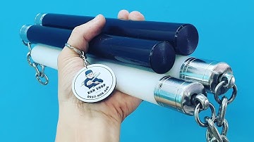 Côn nhựa đặc, đầu xoay inox không rỉ. Xích dầy chắc chắn 🇻🇳 KANSHOP côn nhị khúc