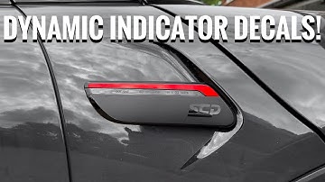 SCP AUTOMOTIVE LCI2 INDICATOR DECALS!!!