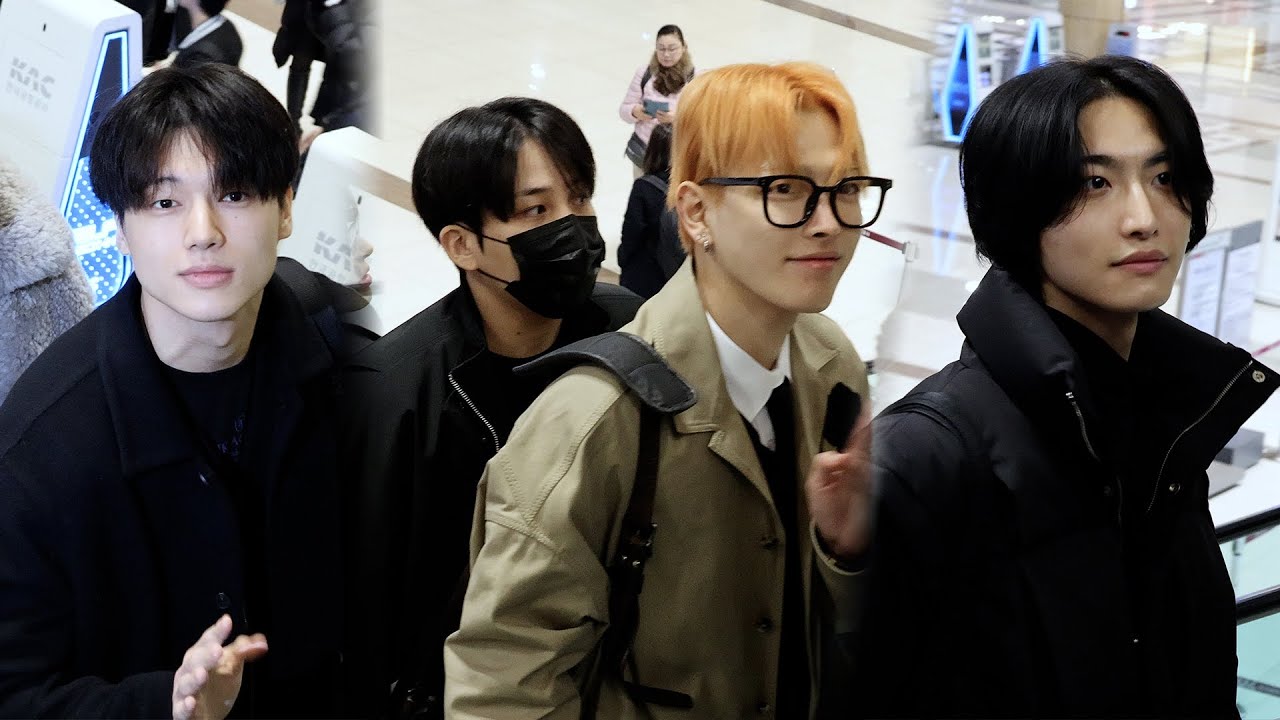 에이티즈(ATEEZ) 김포공항 출국 Departure 직캠 | 240223