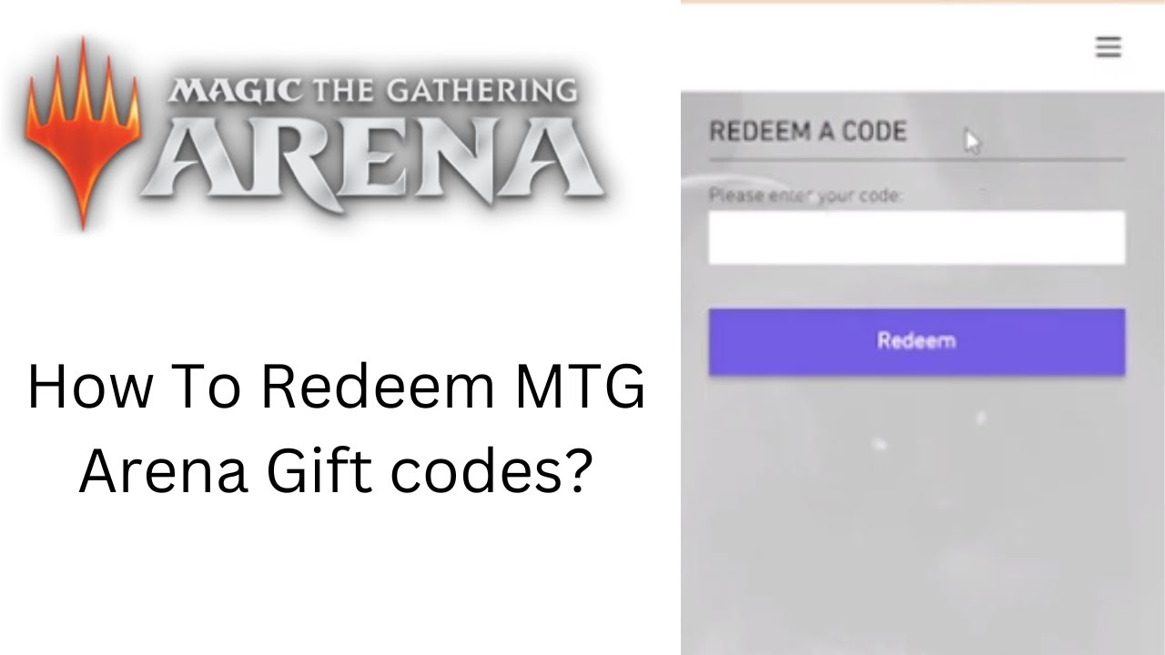 How To Redeem MTG Arena Gift codes? How to Redeem Magic The Gaming
