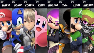 Super Smash Bros. Ultimate - Mario Vs Sonic Food Battle Part 1