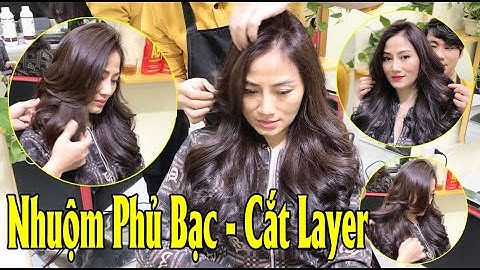 Nhuộm Phủ Bạc - Cắt Layer | Kevin Huy