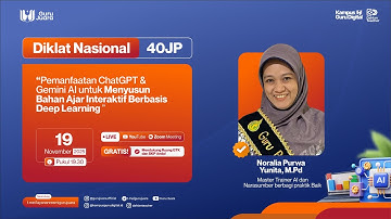Hari 3: Diklat Pemanfaatan ChatGPT & Gemini AI Menyusun Bahan Ajar Interaktif Berbasis Deep Learning