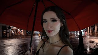 ASMR | You & I Share an Umbrella in the Rain (Friend Roleplay)